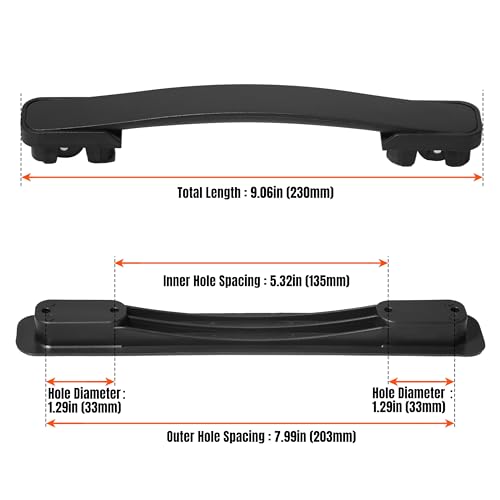 Image of Luggage Handle 9.06″ Replacement for Suitcase(HR04)