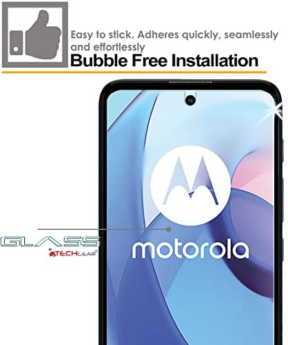 TECHGEAR GLASS Edition Compatible for Motorola Moto G22, Moto E30/E40, Tempered Glass Screen Protector Cover [2.5D Round Edge] [9H Hardness] [Crystal Clarity] [Scratch-Resistant] [No-Bubble]