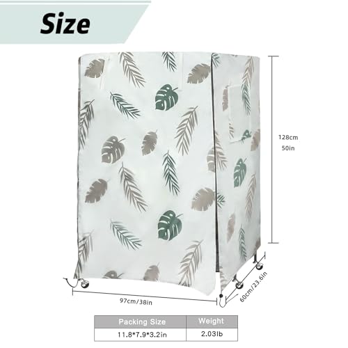 Image of Bird Cage Cover, Waterproof Birds Cage Covers for Night, 51 Inch Large Birdcage Covers, Outdoor 420D Oxford Cloth Pet Covers for Mink, Parrot and Small Animals (Cover Only)