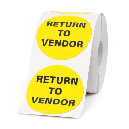 Anobell Return to Vendor Labels Stickers 1000 Pcs 2 Inch Inventory Control