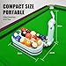 KEXUEJIA Precision Pool Ball Rack: 3D Printed Billiards Training Tool for Consistent Practice, Creates Perfect Triangle in Seconds, Portable & Includes Maintenance Kit (Screwdriver/Rubber Bands)