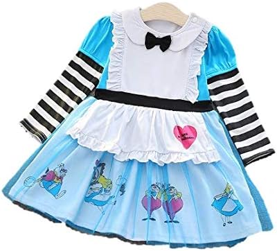 Amazon Co Jp Hikari Baby かわいいアリス 長袖ワンピースコスチューム ドレス コスプレ 衣装 仮装 ハロウィン なりきり ワンピ 可愛い プリンセス 100 ファッション