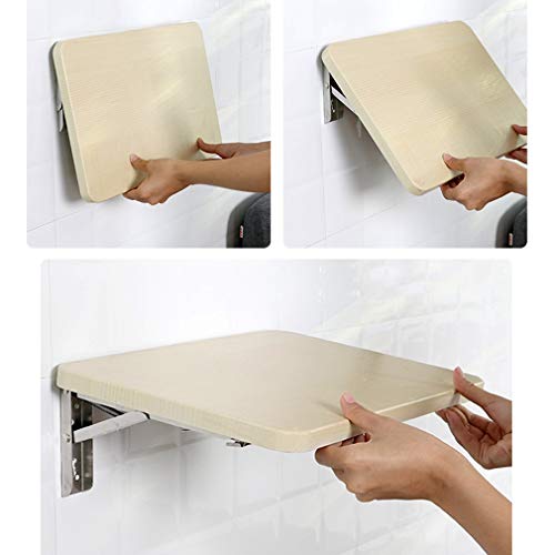 Table pliante flottante murale en bois LUNEZY pour optimiser votre studio - 5
