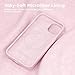 GolbinBox Magnetic for iPhone 15 Case, Compatible with MagSafe, [Soft Anti-Scratch Microfiber Lining], Slim Liquid Silicone Shockproof Protective Phone Case for iPhone 15 6.1 inch, Chalk Pink