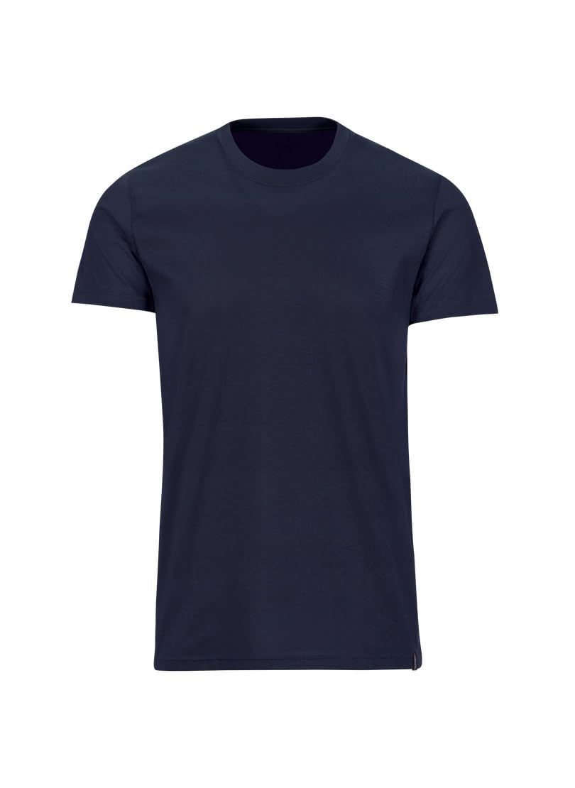 Trigema Men's 637201 T-Shirt Not Applicable, Blue (Navy 046), Large