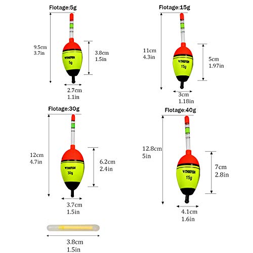 thkfishフカセウキ 釣り浮き 磯・堤防釣り用ウキ 30g 5個 5枚目