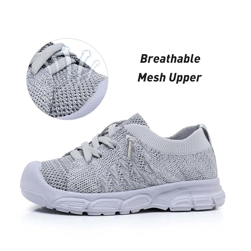 Ahannie Toddler Shoes Boys Girls Sneakers Kids Wide Toe Barefoot Slip-On Breathable Tennis Shoes(Toddler/Little Kid)2