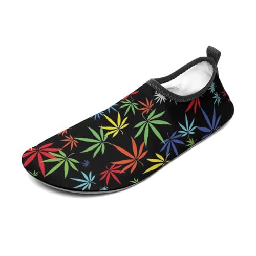 Hemp Leaf Wading Shoe Man Non Slip Water Shoe Quick Dry Barefoot Aqua Socks Womans Water Shoes Swim Shoes2