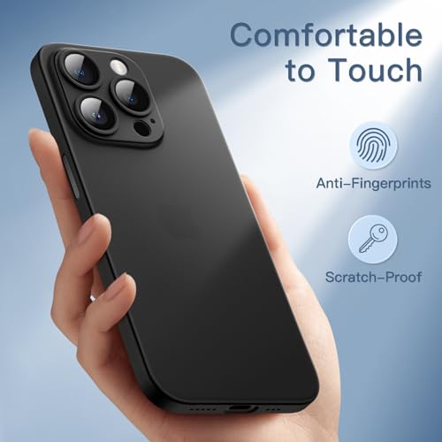 JETech Ultra Slim Case for iPhone 14 Pro Max 6.7-Inch, Camera Lens Full Protection, Lightweight Matte Finish PP Hard Minimalist Cover, Support Wireless Charging (Black) JETech Ultra Slim Case for iPhone 14 Pro Max 6.7-Inch, Camera Lens Full Protection, Lightweight Matte Finish PP Hard Minimalist Cover, Support Wireless Charging (Black)