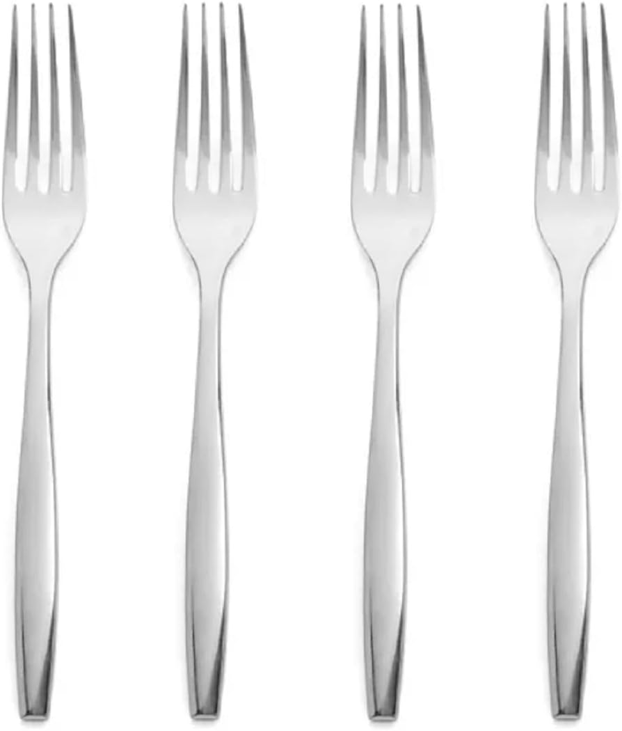 Nambe Aidan 18/10 Stainless Steel Dinner Fork (Set of Four