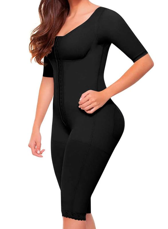 Shapewear with Sleeves, Stage 1 & 2 Faja, Fajas Colombianas Reductoras y Moldeadoras BBL Faja