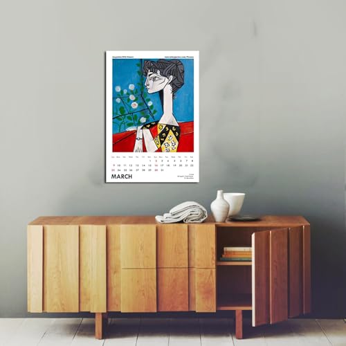 Image of Tallenge - 2026 Wall Calendar - Pablo Picasso - Pablo Picasso Artworks - 12 x 17 Inches for Home & Office (Paper, Wall Calendar)