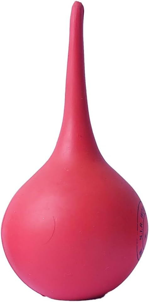 Baby Nasal Aspirator and Booger Sucker for Newborns Toddlers & Adult - BPA Free - Ounce Bulb Syringe - Safe Nose Cleaner - Cleanable & Reusable Ear Syringe Nose Sucker (50 ML)