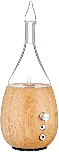 Miniatura 1 de Raindrop 3.0 - Difusor de aceites esenciales nebulizantes para aromaterapia de aromas orgánicos con sensor táctil y cable eléctrico y adaptador