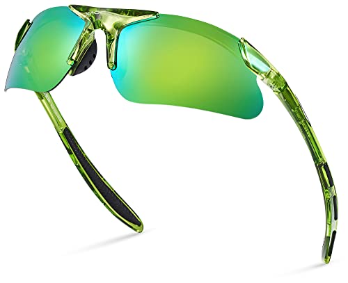 Image of Kids Youth Polarized Sports Sunglasses for Boys Girls Baseball Softball Glasses TR90 Frame