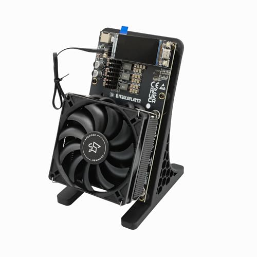 NerdQaxe++ 4.8TH/s Bitcoin Miner BM1370 *4 ASIC Chips Home Use BTC ASIC Miner Open Source Solo Crypto Mining Machine 2.4G Signal Air-Cooled Fan and Power Supply
