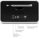TechniSat DIGITRADIO 586 – DAB+ Hybridradio (Internetradio, UKW, Bluetooth, Spotify, Wireless Charging, App-Steuerung, OLED-Display, USB, CD, MP3, AUX, 20 Watt, Kompakt-Anlage, Fernbedienung) weiß