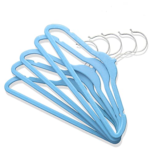 Baby Nest Designs Baby Hangers, Closet Dividers, Pant Clips. Blue Nursery Organizer. 7 Baby Size Dividers (Infant Newborn Clothing To 24 Months) 20 Velvet Hangers For Baby Clothes, 10 Clips #TOP6