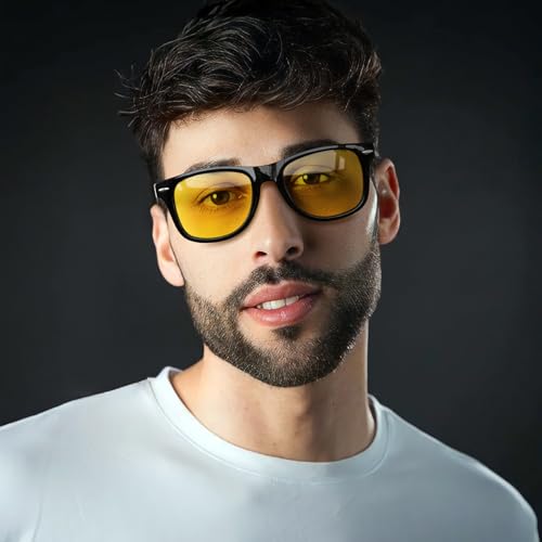 Image of Joopin Square Sunglasses Polarized UV400 Designer Sun Glasses Men Women | Oversized, Plastic Frame, Retro, Vintage, Unisex, Trendy Shades for Driving, Party, Fishing, Business, Costume