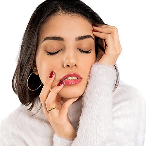 Dheera Ansiety Anel Fidget Spinner com contas giratórias, anel giratório para alívio de estresse, an