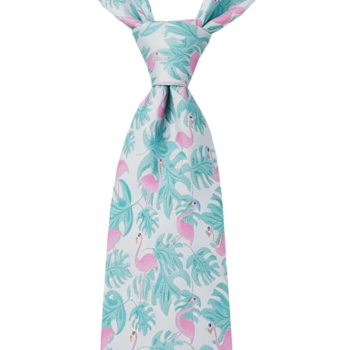 Image of Alizeal Mens 3.15'' Gradient Novelty Pattern Tie Set with Pocket Square Casual Color Tie Set