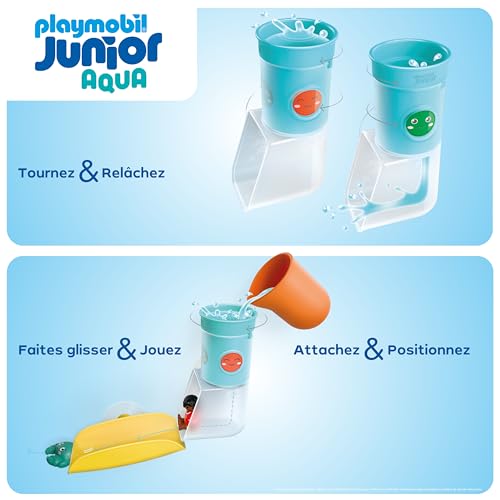 Playmobil Junior 71775 Toboggan avec réservoir d'eau - vue 6