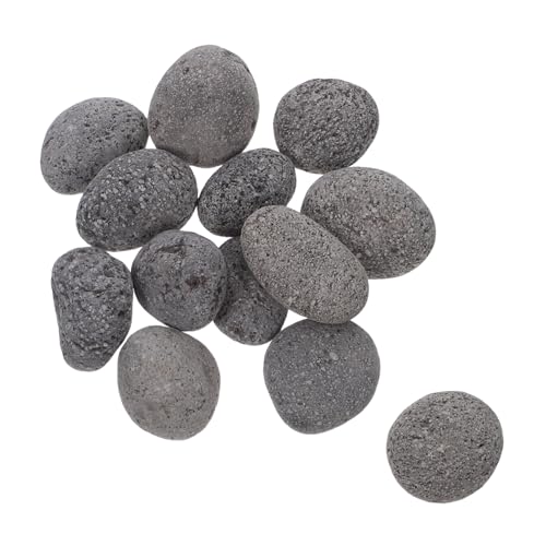HEMOTON 1bolsa Rocas De Lava Volcánica para Fogatas Decoración De Patio Piedras Pequeñas para Parrillas De Gas Piedra Volcánica para Acampar y Reuniones