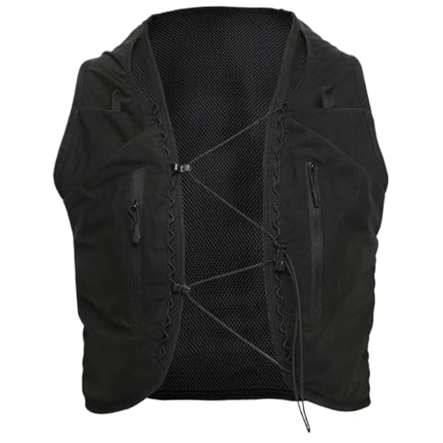 Gilet d'hydratation de course 12 poches sac à dos léger en polyester pour vélo et randonnée S