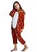 ABENCA Fleece Kids Tiger Onesie Pajamas Christmas Halloween Animal Cosplay Sleepwear Costume.Tiger.140