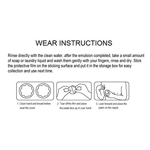 Lifturbo 20 Pairs Of Disposable Nipple Cover, Breathable Soft Silk Petal For Women And Men, Adhesive Invisible Pasties, Nippleless Bra Sticker Covers Round Petals Nude #TOP6
