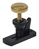 Conrad Götz, ZF-6807G, Black E-String Adjuster for Violin, Gold-Plated Screw