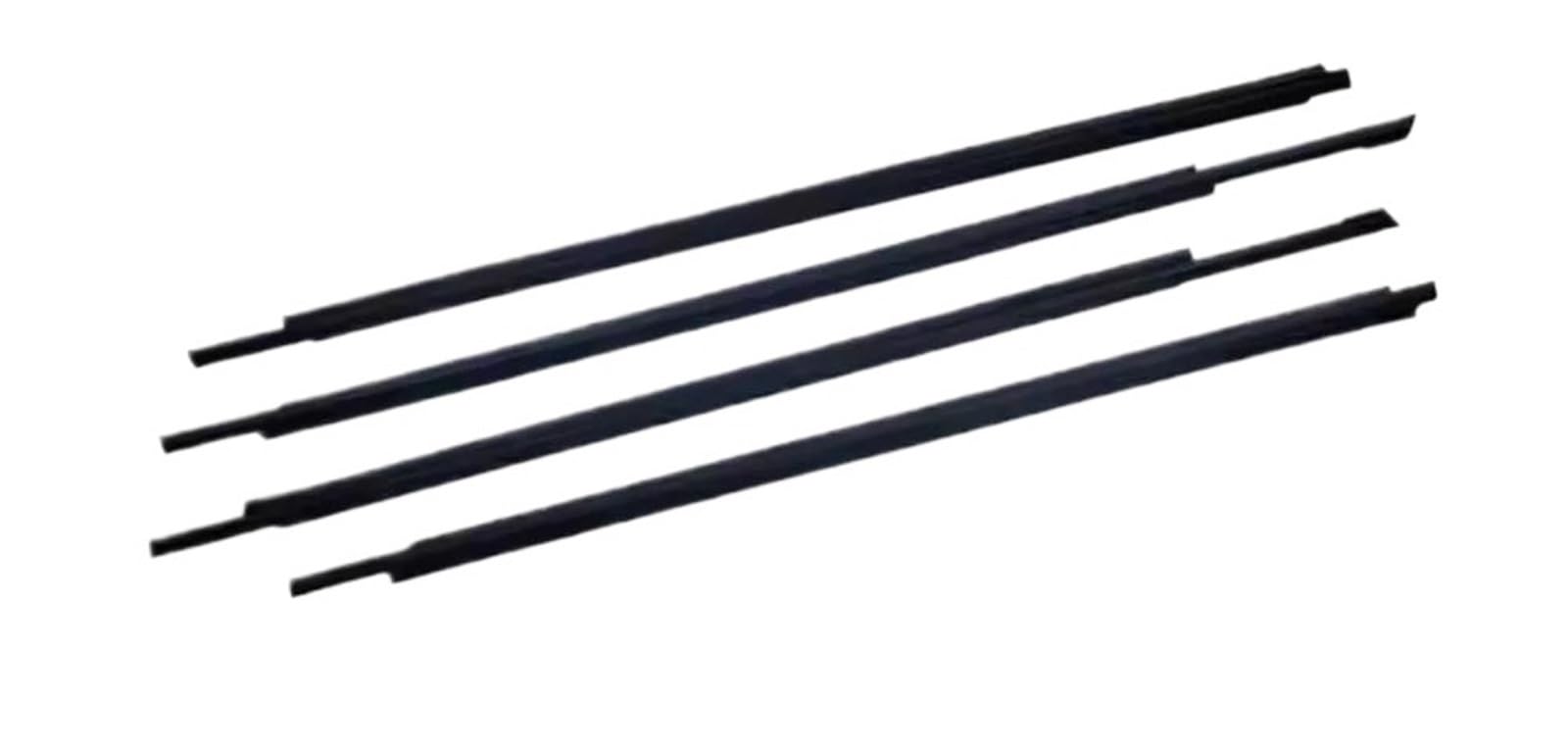 Car Draught Excluder Rubber Seal 4PCS Car Rubber Weatherstrip Glass Window Molding Trim Seal Belt Compatible with for Toyota for Prius 2003-2009 OEM 75710-47010 CAVINBDZ