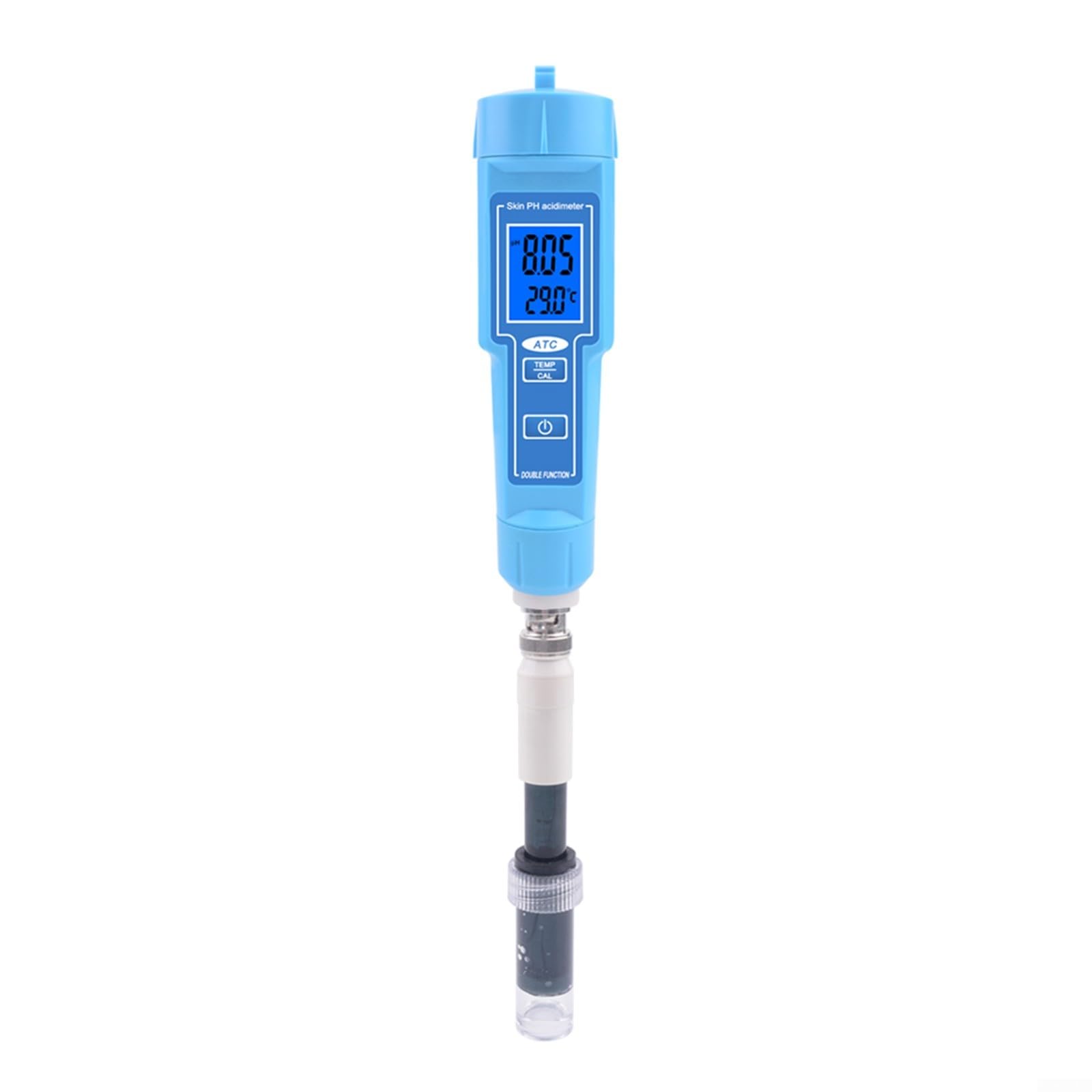 PH Meter Thermometer, Bodenmessgerät, 2 in 1 Digital Bodenmessgerät mit PH, Temperatur, für Garten, Rasen, Landwirtschaft und Haus