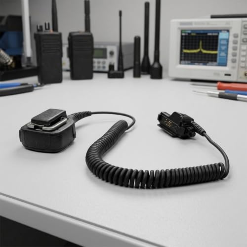 Micrófono PMMN4051B Motorola XTS5000 XTS3000 cable negro estándar 3