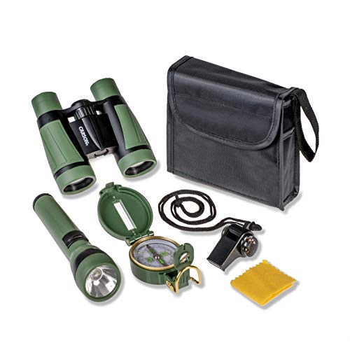 Carson Adventurepak Containing 30Mm Kids Field Binoculars, Lensatic Compass, Flashlight And Signal Whistle With A Built-In Thermometer (Hu-401) #TOP1
