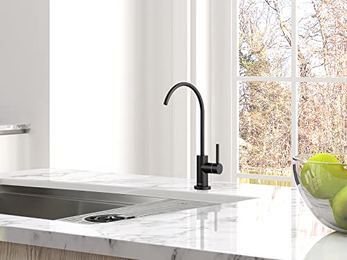 Aguastella As9Mb Matte Black Stainless Steel Kitchen Water Filter Faucet Ro Faucet For Most Reverse Osmosis Units Or Water Filtration System In Non-Air Gap #TOP2