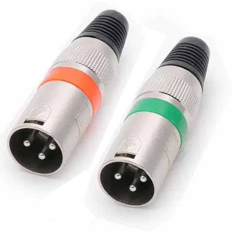 XLR 3-Pin Male Plug – Audio Mic Microphone Cable Connector for Mixer, Amplifier, PA System – Solder Type Balanced Connector Socket for Studio & Stage Use-image-35