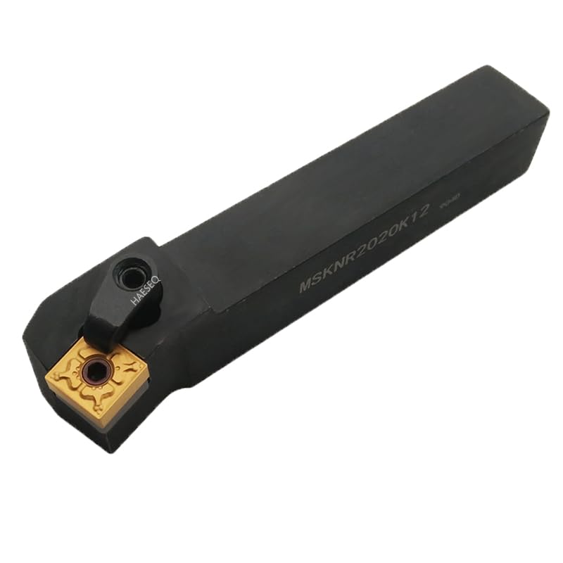 1pc MSKNR MSKNR1616 MSKNR2020 MSKNR2525 MSKNR3232 External Turning Tool Holder SNMG Carbide Insert Holder for Metal Lathe Cutting(Size:12,Color:MSKNL_NO Inserts_1616H)
