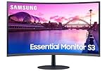 Samsung LS27C390EAUXXU 27" Curved FullHD 1080p Monitor with Speakers - 1920x1080, HDMI, Displayport, Freesync