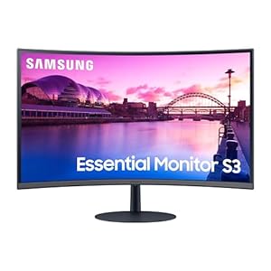 Samsung LS27C390EAUXXU 27″ Curved FullHD 1080p Monitor with Speakers – 1920×1080, HDMI, Displayport, Freesync