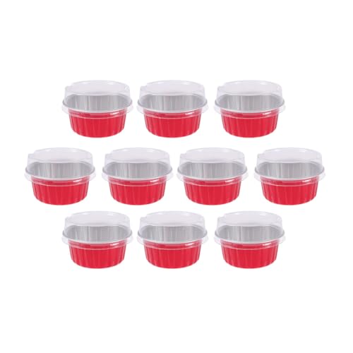 NUOLUX 10���� 125ml�A���~�z�C���� �ϔM�}�t�B���J�b�v �ϔM�I�[�u���Ή��J�b�v�P�[�L���C�i�[ �s�N�j�b�N��A�E�g�h�A�ɍœK��