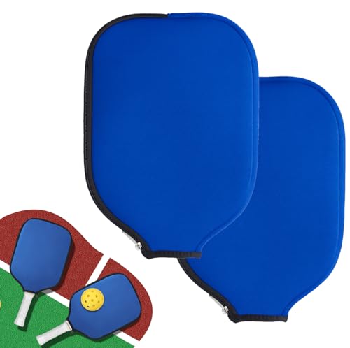 MGY 2 PCS Universal Pickleball Paddle Covers Fits 8.6 x 12.2 inch, Durable Neoprene Sleeve with Easy...