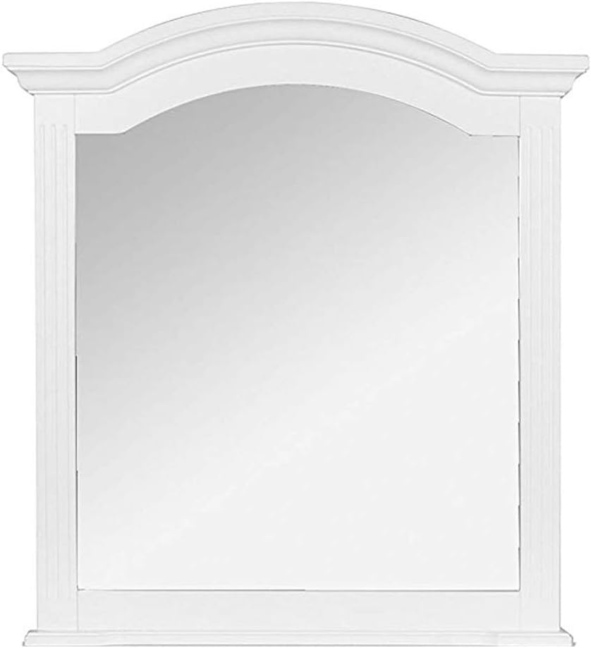 New Classic Furniture Victoria Mirror, White,