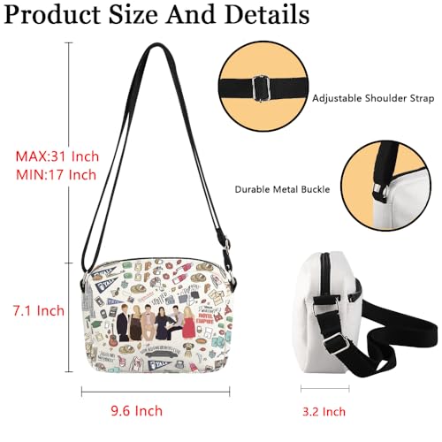 POFULL TV Show Inspired Gift Characters Crossbody Bag For Fans Gift2