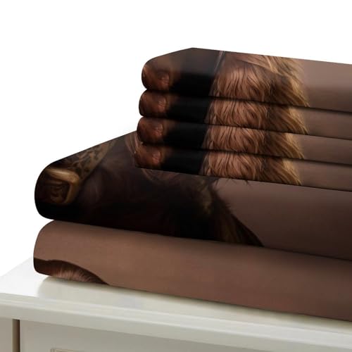 Housse de couette douce bourgeons lit double sans repassage - 7