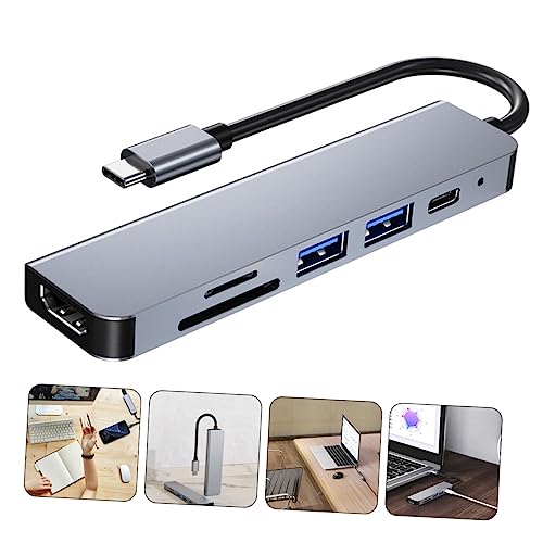 Adaptador concentrador USB multifuncional con carga rápida para conectar la televisión 7
