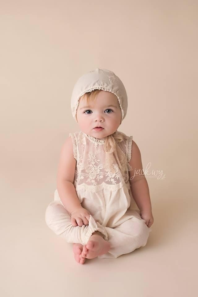 Sfondo Fotografico Crema 1.8x2.7m - Tessuto Morbido Per Foto Neonati E Ritratti - Foto 8