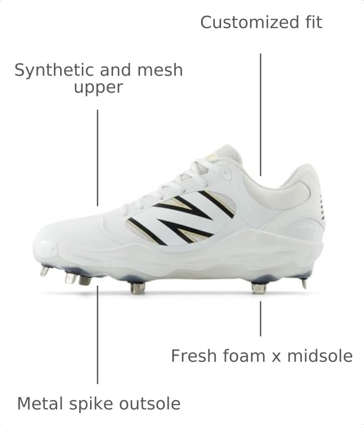 Image of New Balance Men's Fresh Foam X 3000 V7 Metal Baseball Shoe
