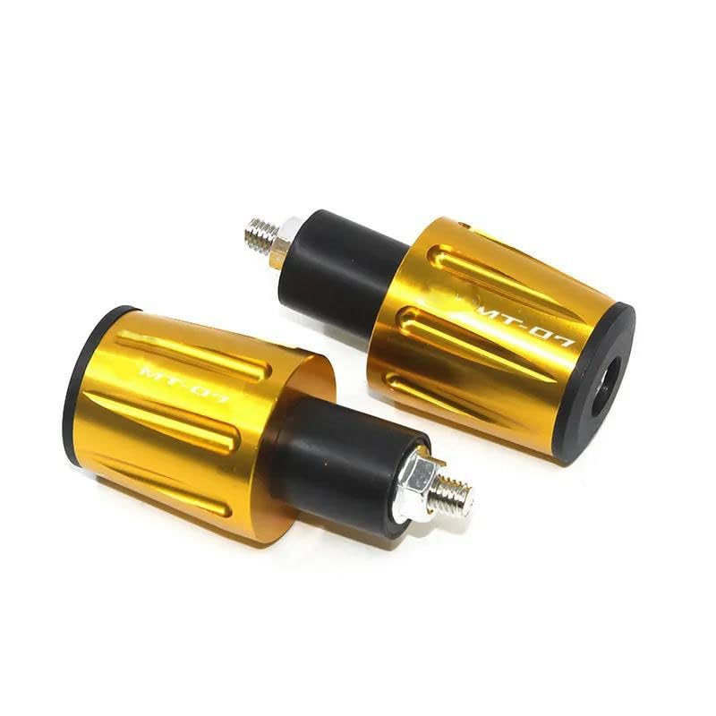Accessoires moto 7/8" capuchons de poignée or pour guidon Yamaha MT07