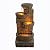 Teamson Home 33.27 in. Cascading Bowls and Stacked Stones LED Outdoor Water Fountain for Gardens, Landscaping, Patios, Balconies, and Lawns for a Calming Oasis in Outdoor Living Spaces, Brown